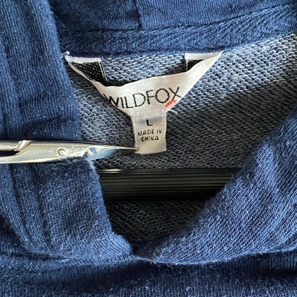 WildFox tie dye sweatshirt hoodie size L - Picture 4 of 10